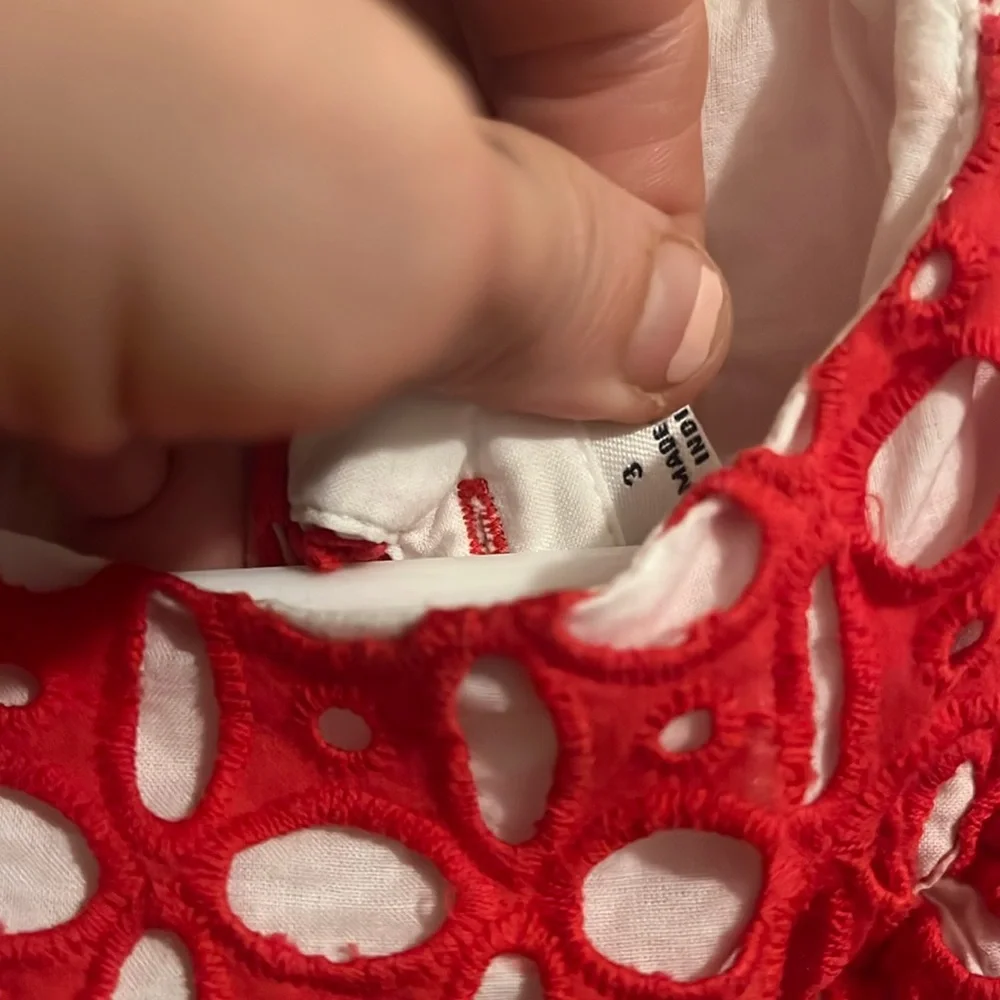 Janie and Jack Eyelet Romper